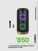 Omega BT Trolley Speaker (2x8") Home Theatre X-AWP 23-793