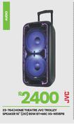 JVC Trolley Speaker 10" (2x1) 80W BT + Mic XS-N518PB Home Theatre 23-764