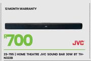 JVC Sound Bar 30W BT Home Theatre TH-N322B 23-795