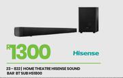 Hisense Sound Bar BT Sub Home Theatre HS1800 23-822