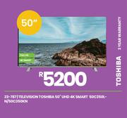 Toshiba 50" UHD 4K Smart Television 50C350L-N/50C350KN 23-787