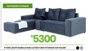 Isabella Mod Lazyboy 3 Div + Storage Cup Holder L/Suite 9-1081