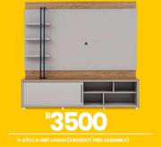 Logan 2 Boxes TV Unit Free Assembly 3-471
