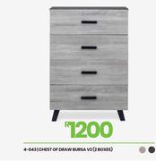 Bursa V2 Chest Of Draw 2 Boxes 4-043