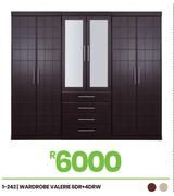Valerie 6 DR + 4 DRW Wardrobe 1-242