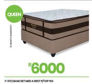 Med A Rest P/Top 152 Queen Base Set 7-372