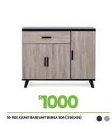 Bursa 3 DR 3 Boxes Base Unit K/Unit 10-192