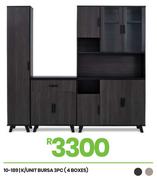Bursa 3 PC 4 Boxes K/Unit 10-189