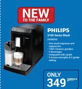 Philips 3100 Series Black Coffe Maker HD8834