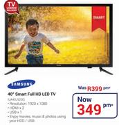 Samsung 40" FHD Smart LED TV UA40J5200