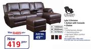 Calgan Lyla 3 Division 1 Action With Console + Chaise