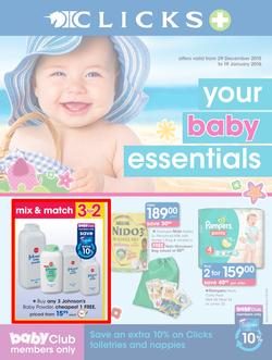 Clicks : Baby (29 Dec - 19 Jan 2016), page 1
