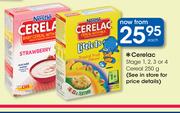 Cerelac Stage 1,2,3 Or 4 Cereal-250g Each