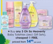 Oh So Heavenly Baby Toiletries(Excl.Gift Sets)-Per Pack