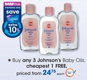 Johnson's Baby Oils Each