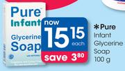 Pure Infant Glycerine Soap-100g Each