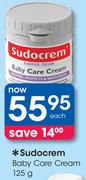 Sudocrem Baby Care Cream-125g Each