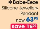 Babe-Eeze Silicone Jewellery Pendant-Each
