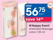 Happy Event Antenatal Massage Lotion-125ml Each