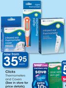Clicks Thermometers And Covers-Each