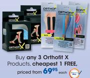 Orthofit X Products-Each