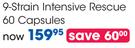 ProbiFlora 9-Strain Intensive Rescue 60 Capsules 