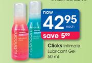 Clicks Intimate Lubricant Gel-50ml Each