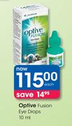 Optive Fusion Eye Drops-10ml Each