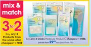 Clicks Pedicure Products(Excl.Foot File)-Each