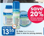 Dr Sole Foot Products-Each