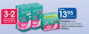 Stayfree Pads Singles or Duo Packs-Per Pack