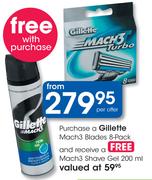Gillette Mach3 Blades 8-Pack-Per Offer