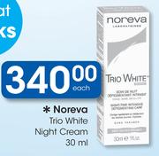 Noreva Trio White Night Cream-30ml Each