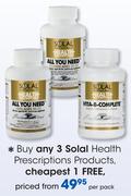 Solal Health Prescriptions Products-Per Pack