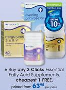 Clicks Essential Fatty Acid Supplements-Per Pack