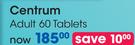 Centrum Adult-60 Tablets