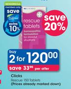 Clicks Rescue-2x150 Tablets