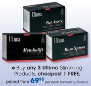 Ultima Slimming Products(Excluding Shakes)-Per Pack