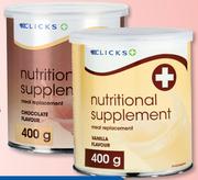 Clicks Nutritional Supplement-2x400g