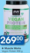 Muscle Works Vegan Protein-908g