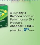 Berocca Boost Or Performance 50+ Products-Each