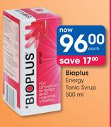 Bioplus Energy Tonic Syrup-500ml