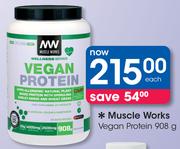Muscle Works Vegan Protein-908g