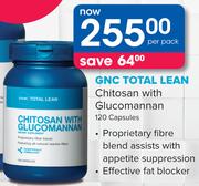 GNC Total Lean Chitosan With Glucomannan 120 Capsules-Per Pack