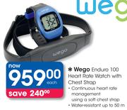 Wego Enduro 100 Heart Rate Watch With Chest Strap