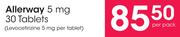 Allerway 5mg 30 Tablets-Per Pack