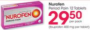 Nurofen Period Pain 12 Tablets-Per Pack