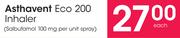 Asthavent Eco 200 Inhaler-Each