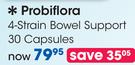 Probiflora 4 Strain Bowel Support 30 Capsules-Per Pack