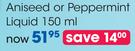 Gaviscon Aniseed Or Peppermint Liquid-150ml